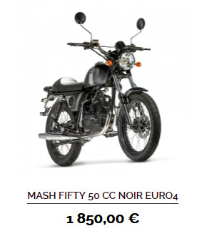 MASH FIFTY 50 cc Noir Euro4